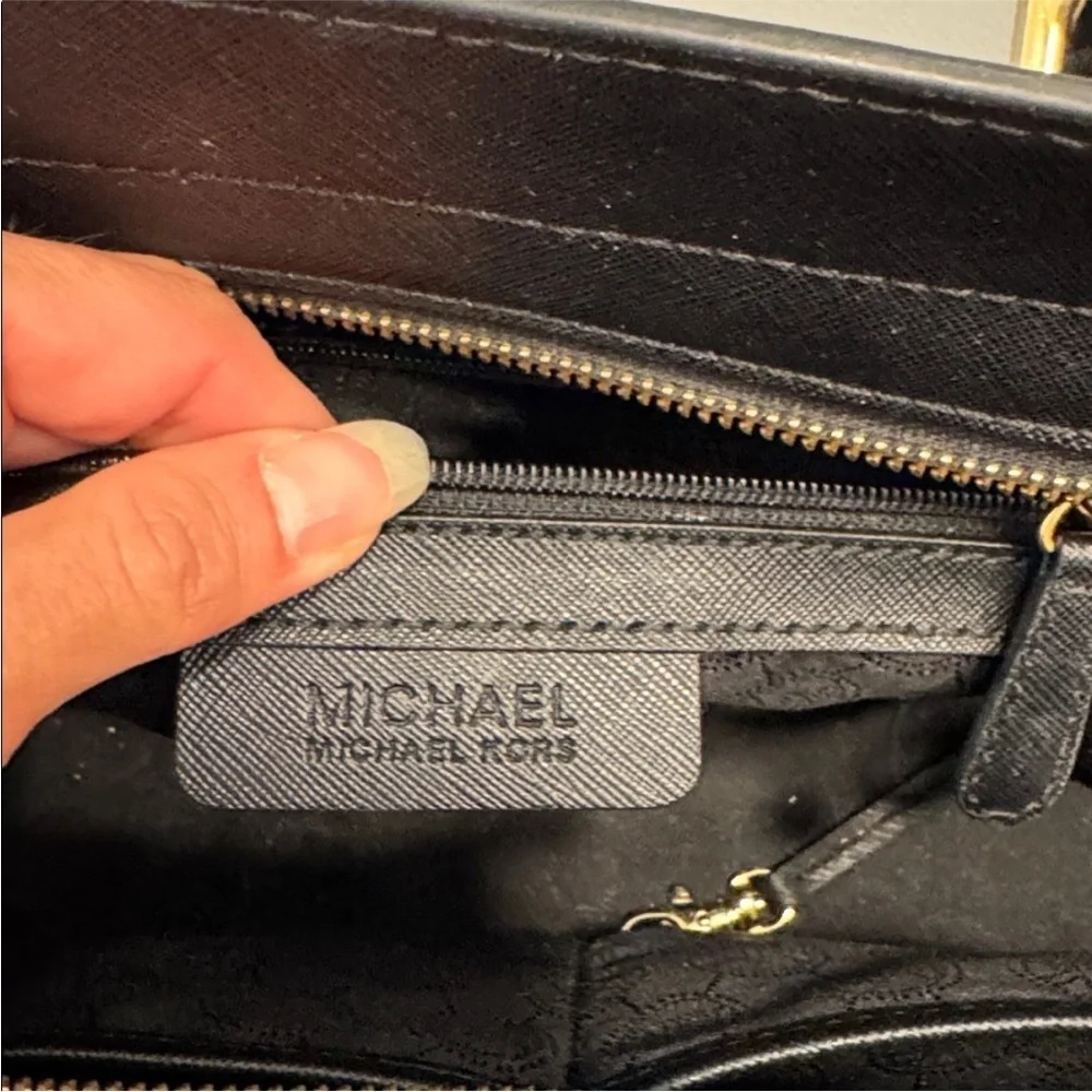 Michael Kors Black Satchel Bag